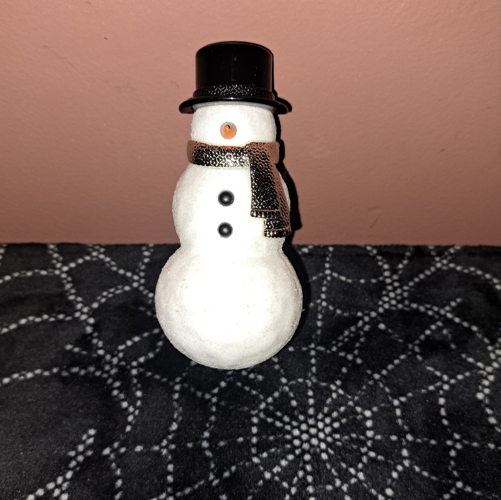 Glitter Snowman Wall Plug